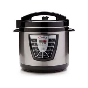 Power Pressure Cooker XL 8 Quart, Digital Non Stick Stainless Steel Turquoise